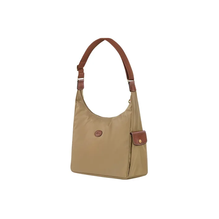 LONGCHAMP Le Pliage Canvas Crescent Moon Shoulder Bag Crossbody Bag Regular Women's Desert Yellow-1