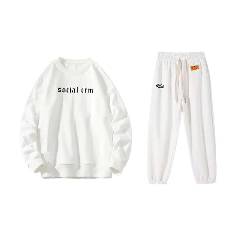 SCRM Straight Set Spring And Autumn Unisex-3