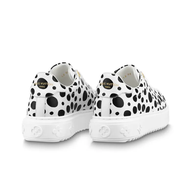LOUIS VUITTON X Yayoi Kusama Sneaker 'White With Black Dots' Women's-3