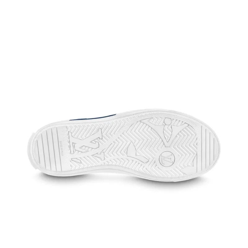 LOUIS VUITTON Charlie Sneakers 'White Denim Monogram' Women's-4
