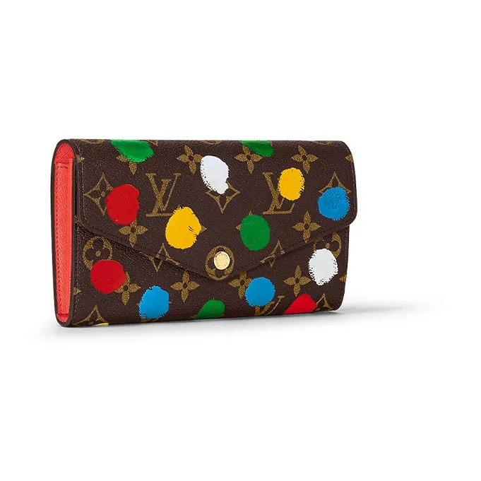 LOUIS VUITTON X Yayoi Kusama Sarah Wallet Monogram Multicolor-1
