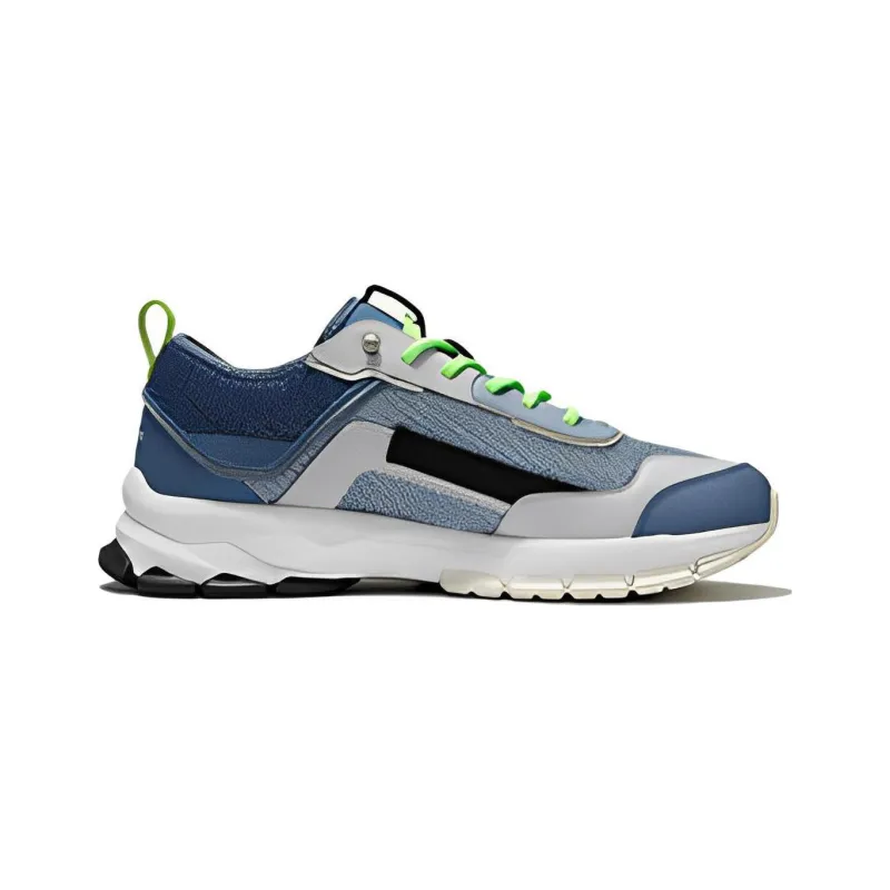 LiNing Cushioning, Slip Resistant, Abrasion Resistant, Breathable, Lightweight Low Top Running Shoes Men's Blue White-1