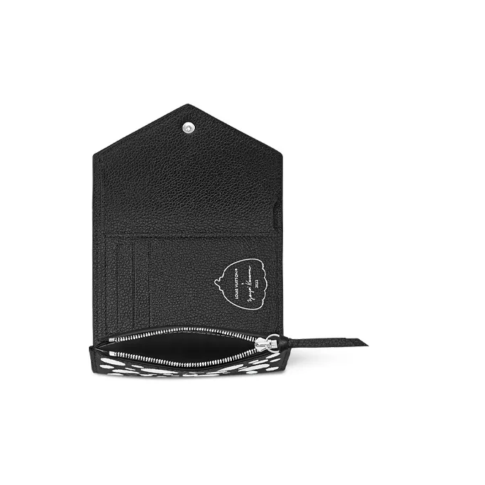 LOUIS VUITTON X Yayoi Kusama Victorine Wallet Black/White-3