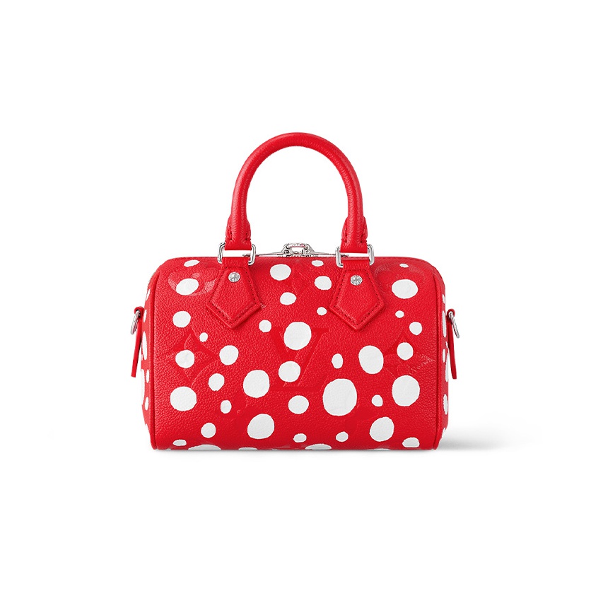 LOUIS VUITTON X Yayoi Kusama Speedy Bandouliere 20 Red/White