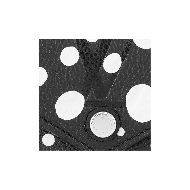 LOUIS VUITTON X Yayoi Kusama Victorine Wallet Black/White-4