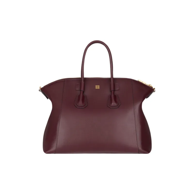 GIVENCHY Antigona Calfskin Shoulder Bag Crossbody Bag Handbag Small Size Women's Burgundy-3