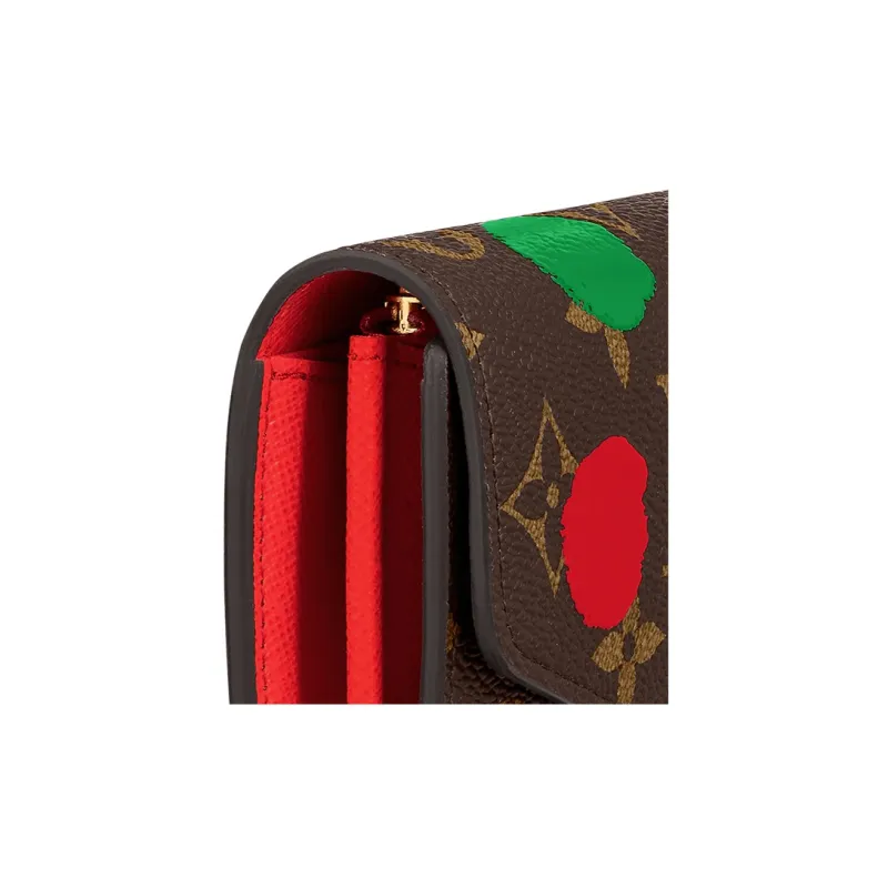 LOUIS VUITTON X Yayoi Kusama Sarah Wallet Monogram Multicolor-5