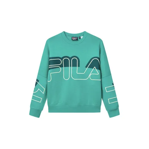 FILA Sweatshirts Women's Long Turquoise