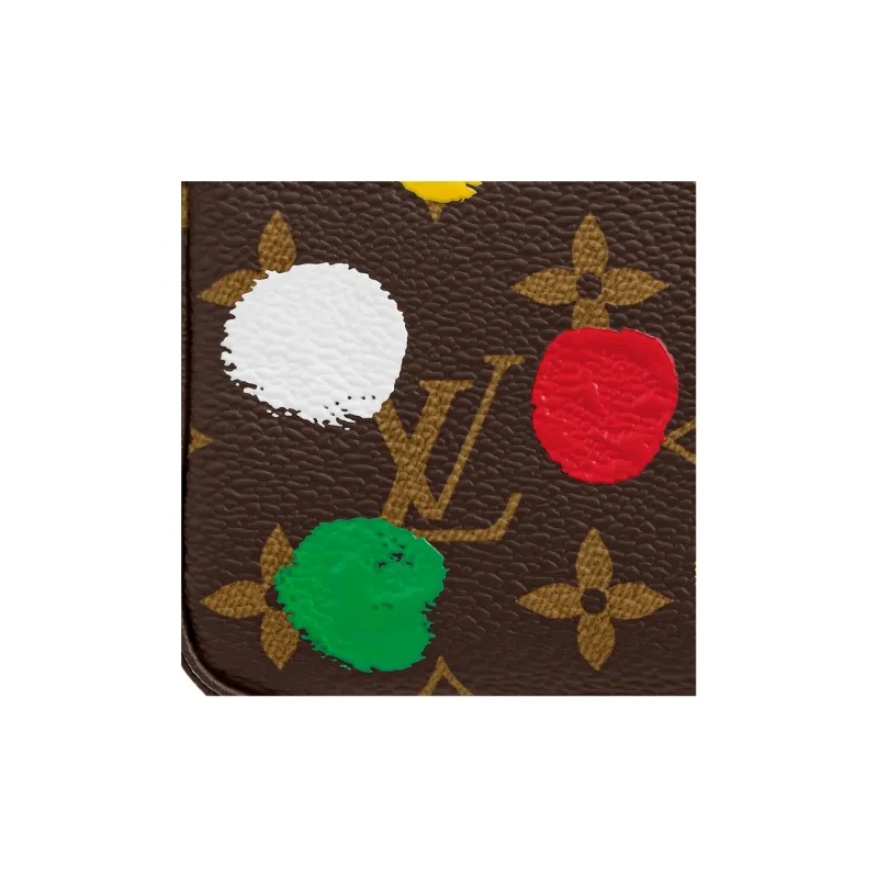 LOUIS VUITTON X Yayoi Kusama Mini Pochette Accessoires Monogram Multicolor-4