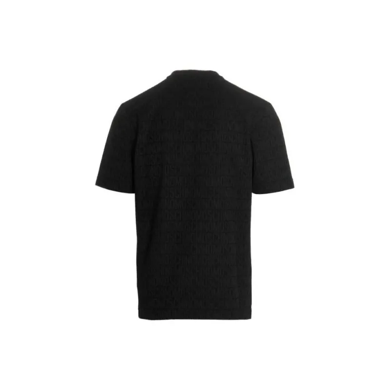 MOSCHINO Monogram Logo Printed Crewneck T-Shirt-1