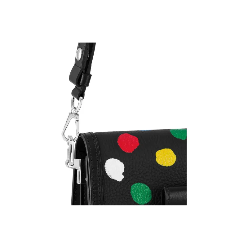 LOUIS VUITTON X Yayoi Kusama Dauphine Mini Black-5