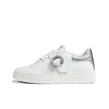 Jimmy Choo Osaka Lace Up Stylish Skateboarding Shoes Women's White