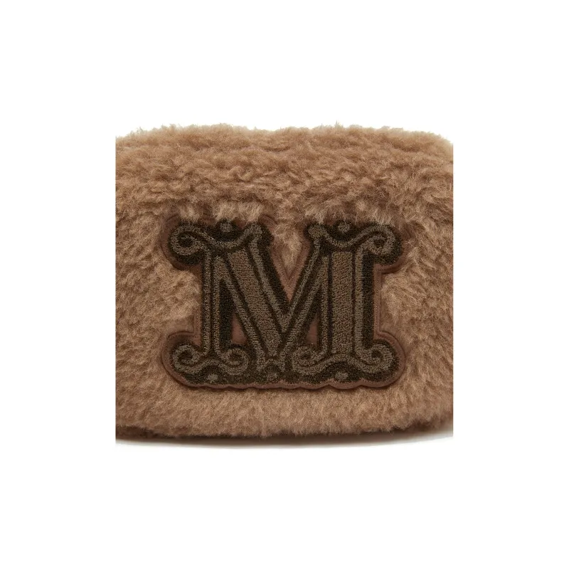 MaxMara Camel Hair Camera Bag, Shoulder Bag, Crossbody Bag Large Size Women's Camel Brown-3