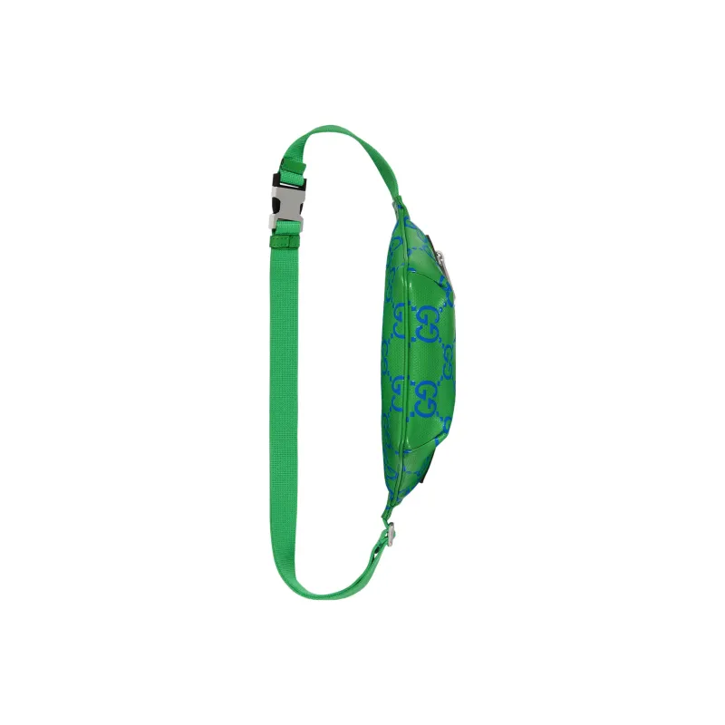 GUCCI Leather One Shoulder Crossbody Bag, Sling Bag, Fanny Pack Men's Green-7