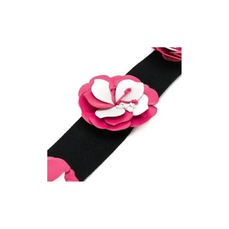 PRADA Bag Straps Women's Pink/Black-1