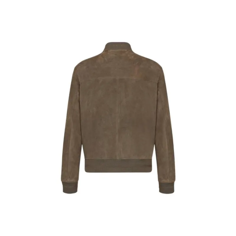 DIOR Leather Jacket Men's Brown-1