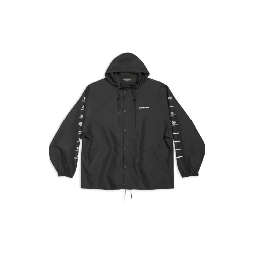 Balenciaga Jackets Unisex Black