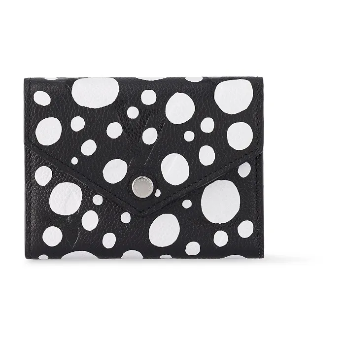 LOUIS VUITTON X Yayoi Kusama Victorine Wallet Black/White-0