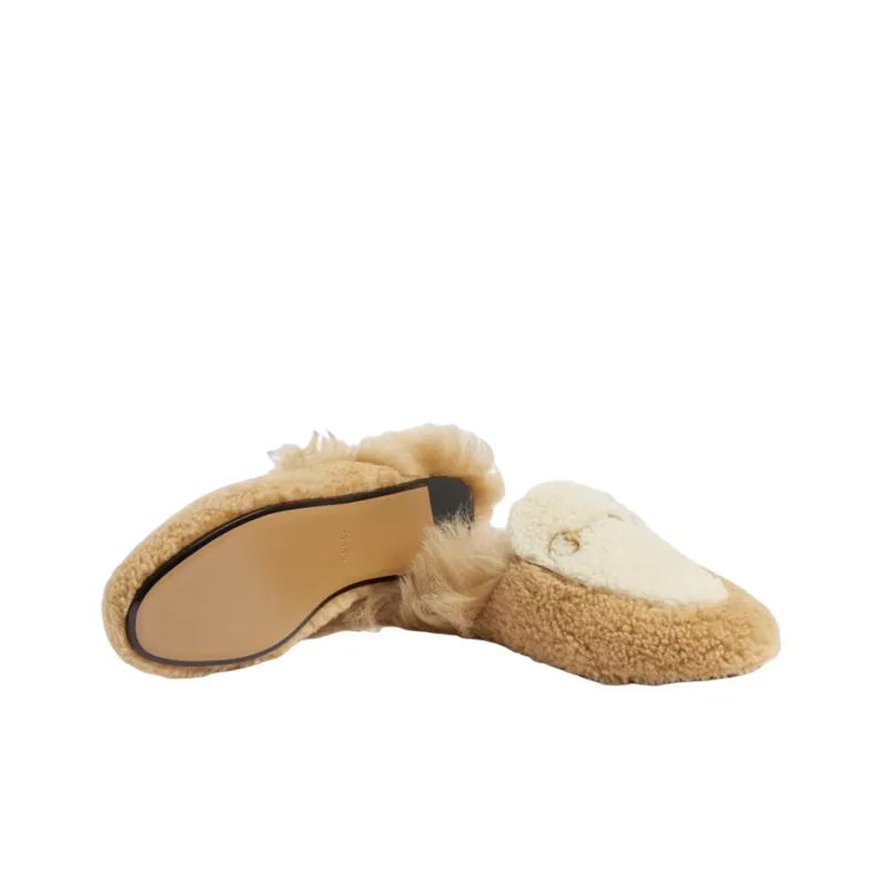 GUCCI Princetown New Year Collection Wrap toe Slippers Women's Ecru Year Of The Rabbit Limited-4