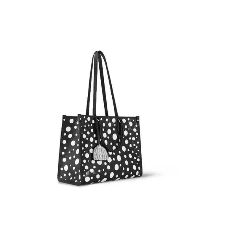 LOUIS VUITTON X Yayoi Kusama OnTheGo Mm Black/White-1