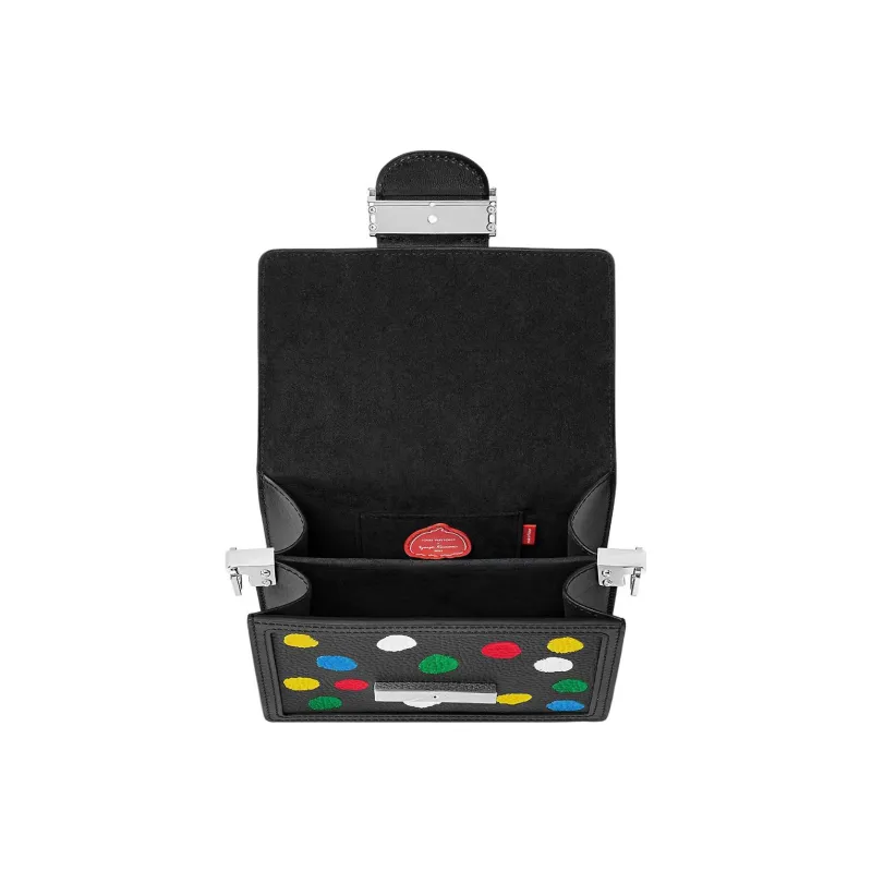 LOUIS VUITTON X Yayoi Kusama Dauphine Mini Black-3
