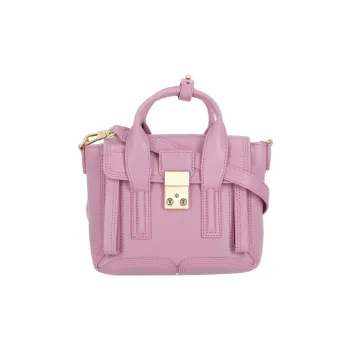 3.1 Phillip Lim Pashli Litchi Grain Cow Leather Shoulder Bag Crossbody Bag Handbag Mini Women's Lilac