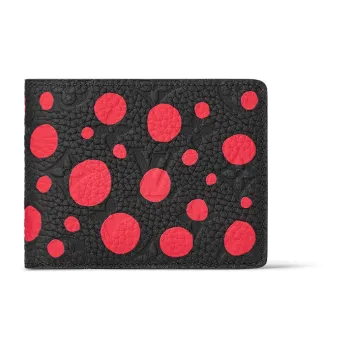 LOUIS VUITTON X Yayoi Kusama Slender Wallet Black/Red