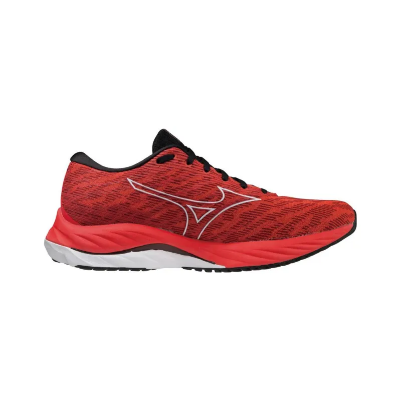 Mizuno Wave Rider 26 Low Top Running Shoes Men's Red White-1