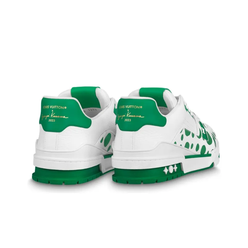 LOUIS VUITTON X Yayoi Kusama Sneaker 'White Green'-1