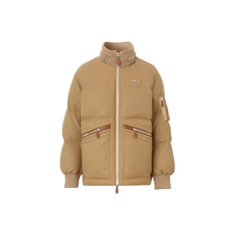 Burberry Down Jackets Men Camel-1