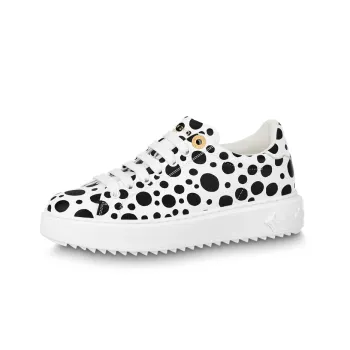LOUIS VUITTON X Yayoi Kusama Sneaker 'White With Black Dots' Women's