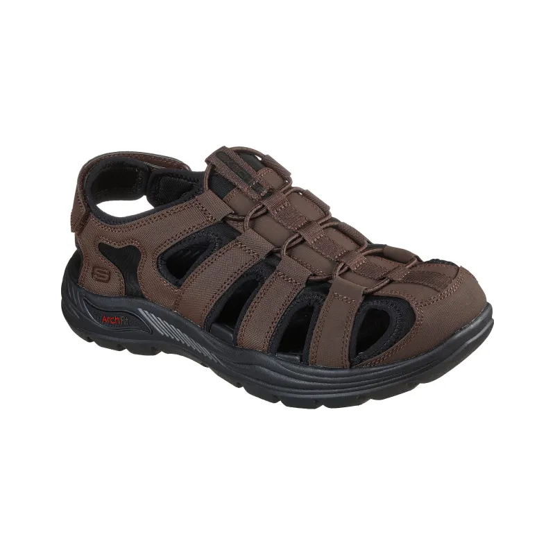 Skechers Breathable River Trekking Shoes Men's Chocolate-2