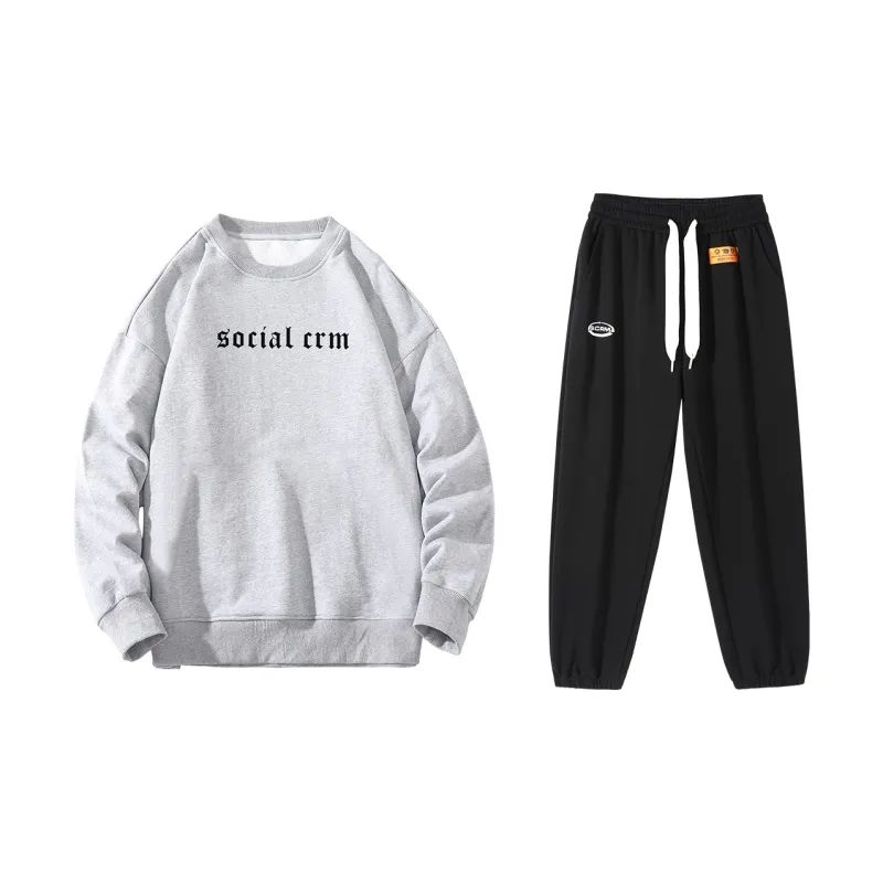 SCRM Straight Set Spring And Autumn Unisex-5