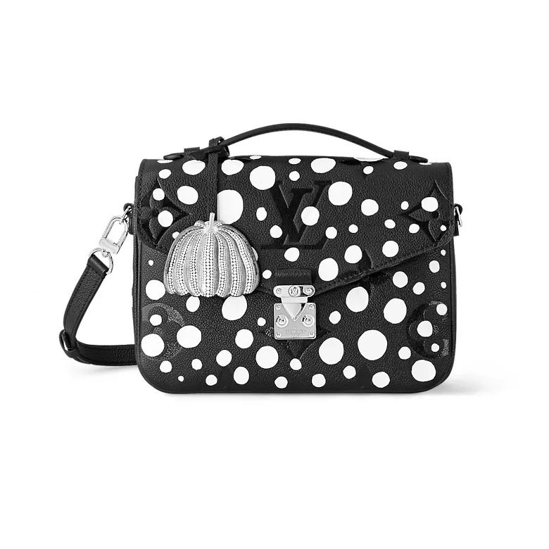LOUIS VUITTON X Yayoi Kusama Pochette Metis Black/White-0