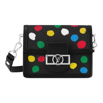 LOUIS VUITTON X Yayoi Kusama Dauphine Mini Black