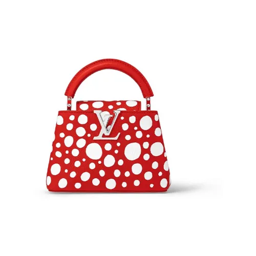 LOUIS VUITTON X Yayoi Kusama Capucines Mini Red/White