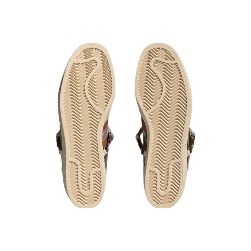 Adidas Originals Superstar 80s X Han Meilin 'Cream Brown'-5