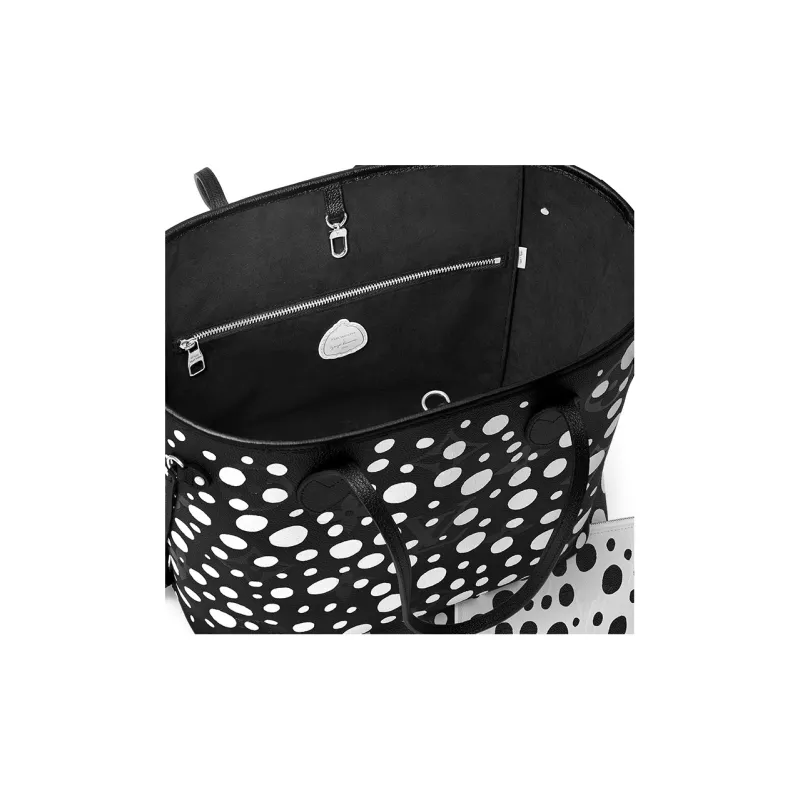 LOUIS VUITTON X Yayoi Kusama Neverfull Mm Black/White-5