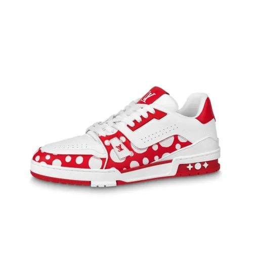 LOUIS VUITTON LV Trainer Yayoi Kusama Red White