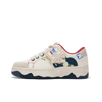Xihu Music Festival x Feiyue Anti Slip Wear Resistant Low Top Skateboard Shoes Unisex Beige Peacock Green