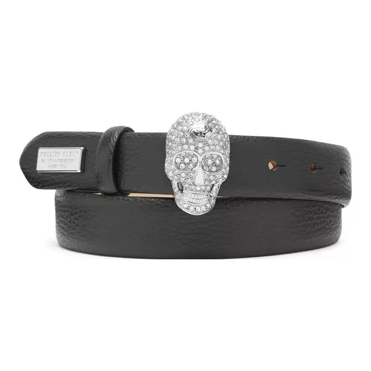 PHILIPP PLEIN Skull Buckle Belt-0