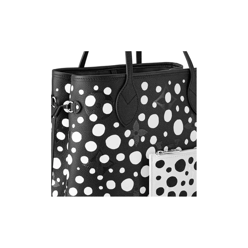 LOUIS VUITTON X Yayoi Kusama Neverfull Mm Black/White-6
