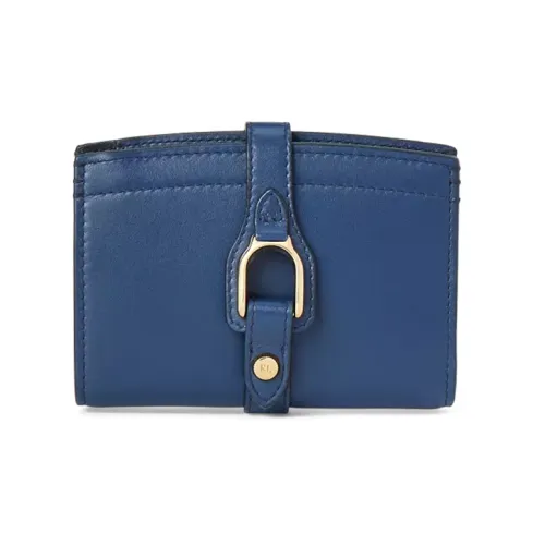 Polo Ralph Lauren Welington Calfskin Wallet Women's Blue