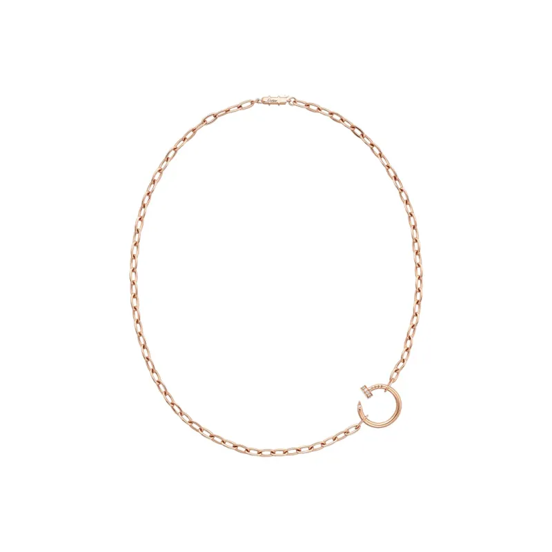 CARTIER Juste Un Clou Series 18K Rose Gold Necklaces Women's-0