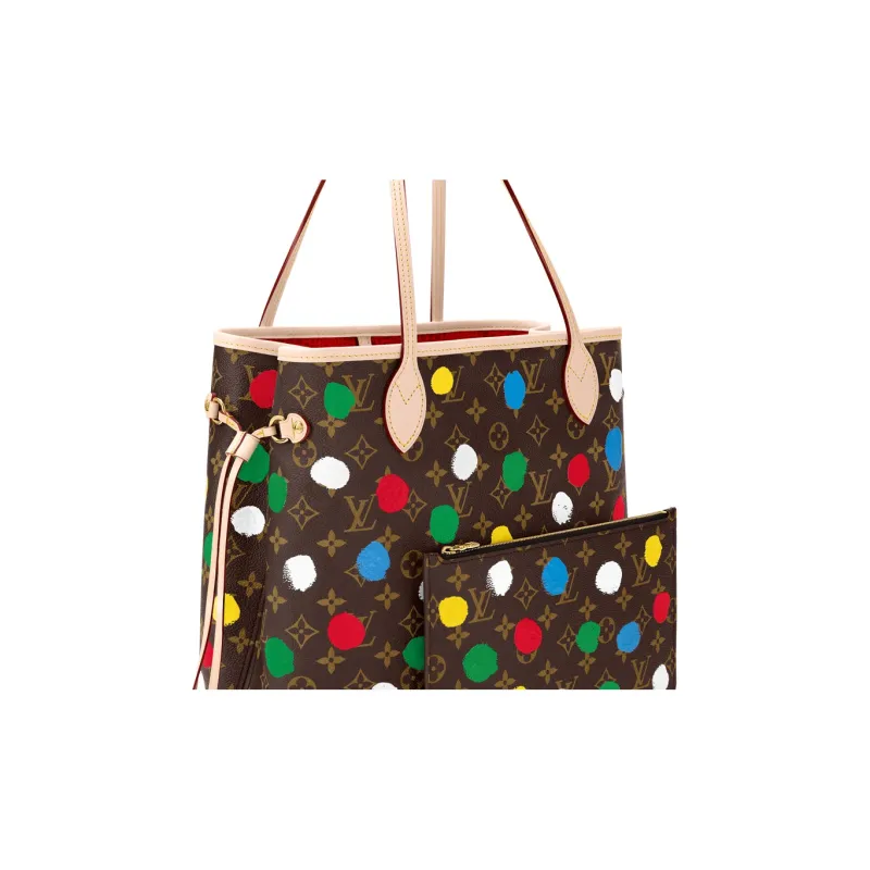 LOUIS VUITTON X Yayoi Kusama Neverfull Mm Monogram Multicolor-6