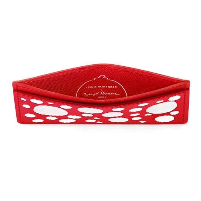LOUIS VUITTON X Yayoi Kusama Card Holder Red/White-3