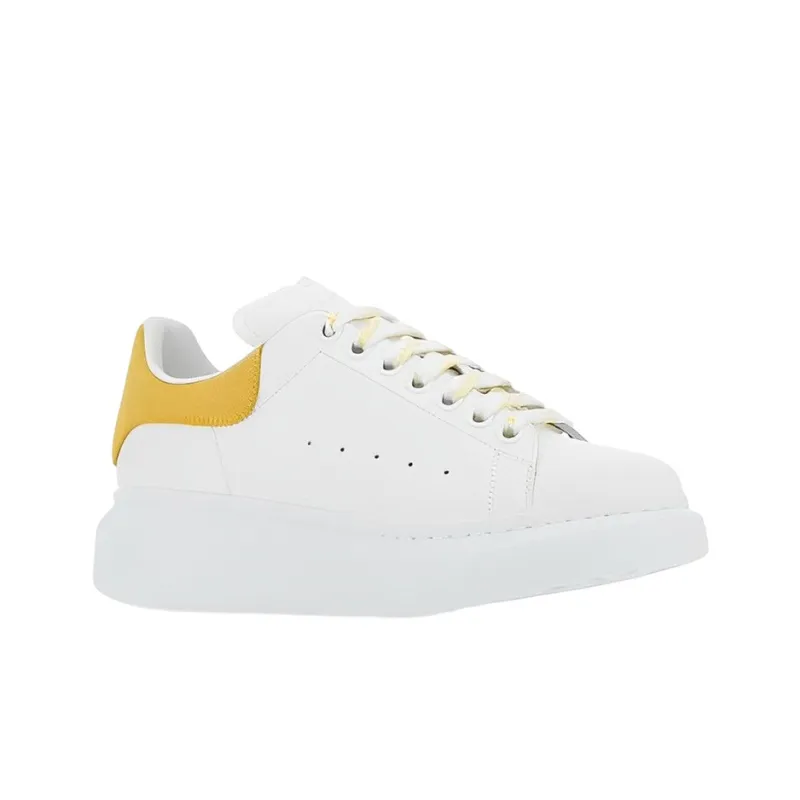 Alexander McQueen Oversized Shoes 'White Yellow' Women's-2