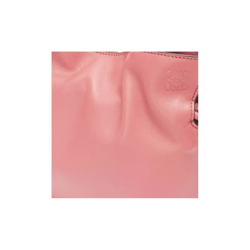 LOEWE Flamenco Clutch In Nappa Calfskin Mini Peach Bloom-4