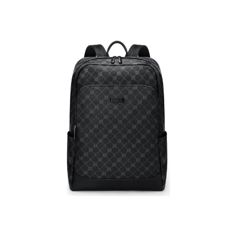 GOLF Synthetic Leather Backpack Tubas Men's Black-1
