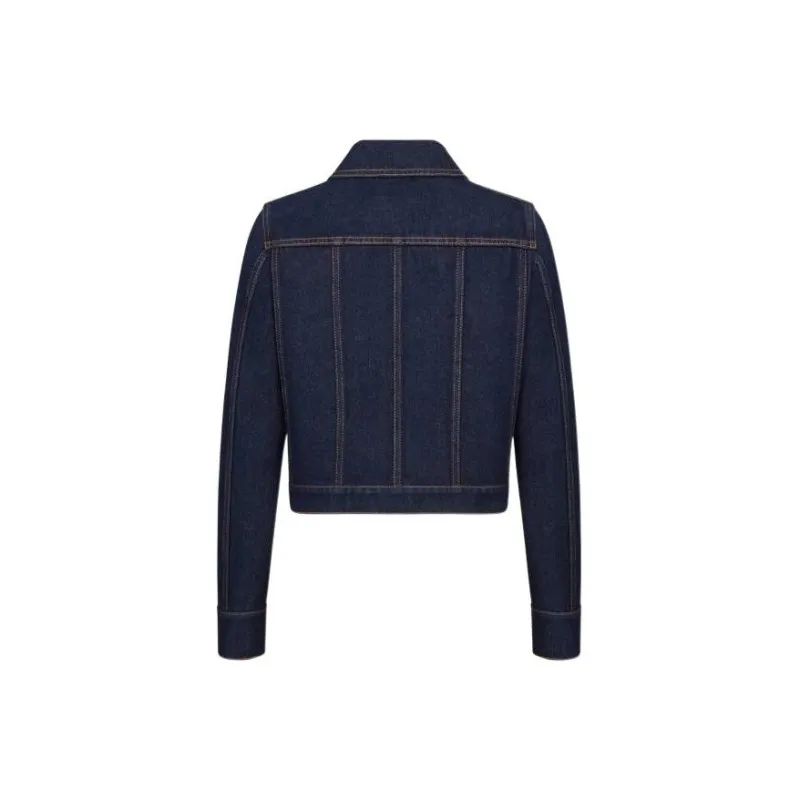 DIOR SS22 Denim Jacket Women's Blue-1